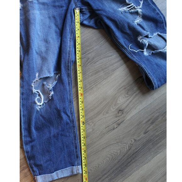 Joe’s Jeans Billie Crop Boyfriend Slim Crop Distressed Blue Jeans Women’s W32 - Picture 9 of 9